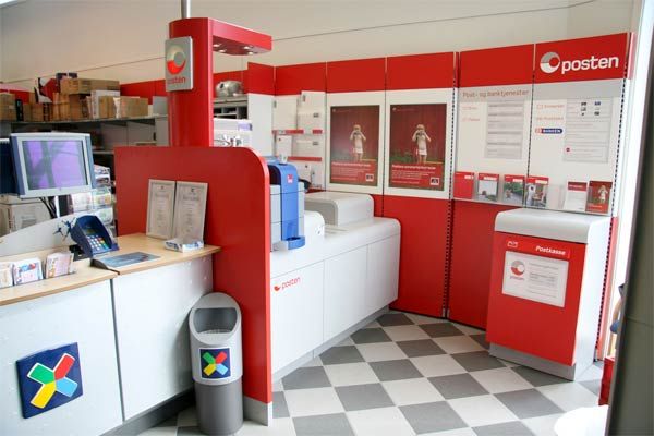 CLD1 counter induction loop Posten Norge - Post Offices, Norway